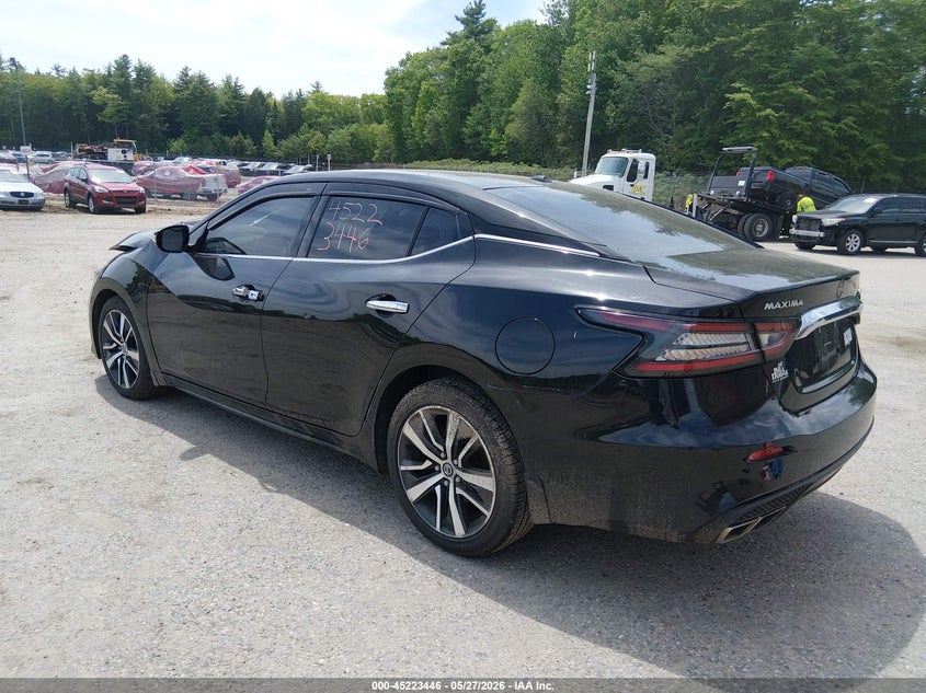 Vin: 1n4aa6av5kc375839, lot: 45721207, nissan maxima 3.5 sv 20193