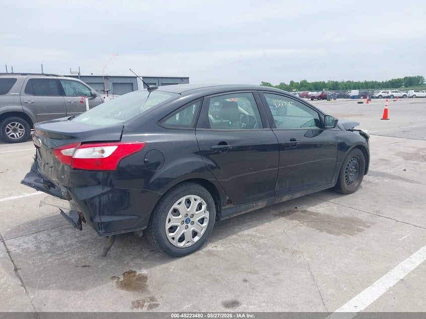 2012 Ford Focus 2.0 Se black Lot 111045223480 Vin 1FAHP3F21CL336015