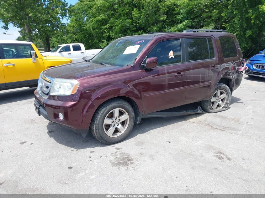Vin: 5fnyf4h68bb008899, lot: 45721244, honda pilot ex-l 20112