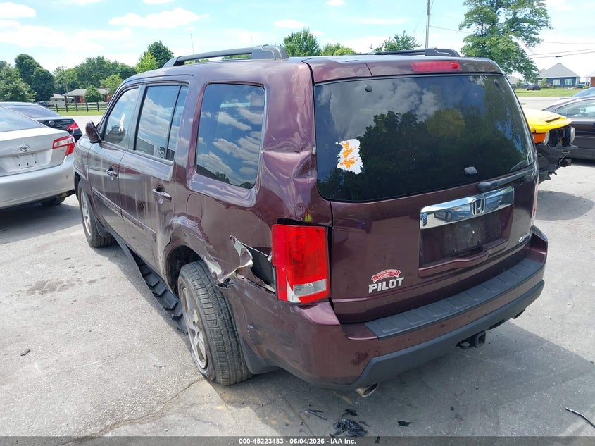 2011 Honda Pilot Ex-L VIN: 5FNYF4H68BB008899 Lot: 45223483