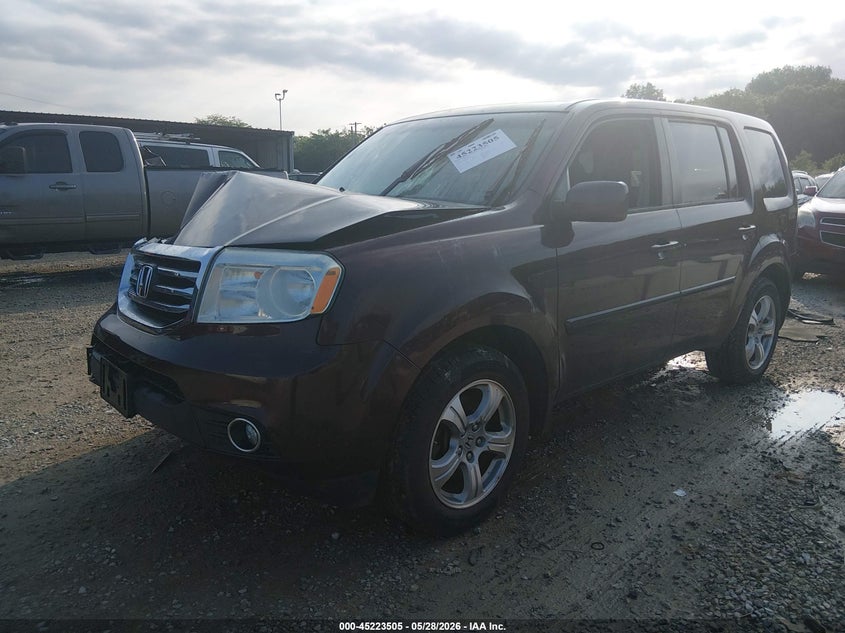 Vin: 5fnyf4h50fb010076, lot: 45721266, honda pilot ex-l 20152