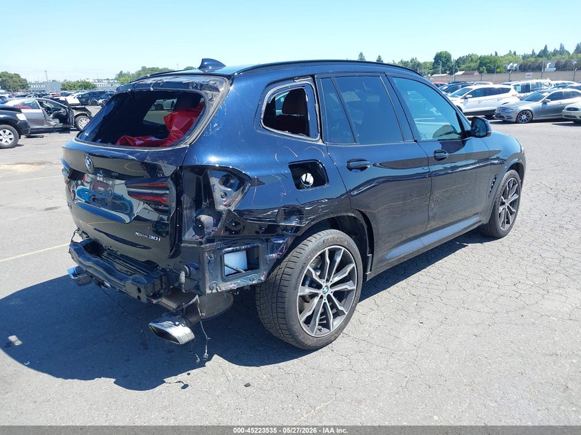 Vin: 5ux53dp00n9m86966, lot: 45721296, bmw x3 xdrive30i 20224