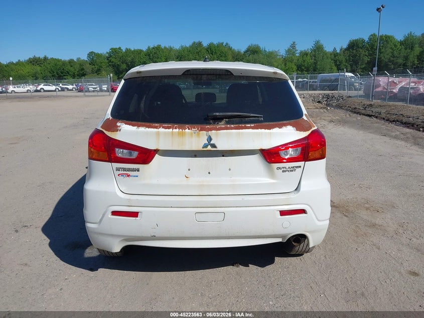 2011 Mitsubishi Outlander Sport Es VIN: JA4AP3AUXBZ014869 Lot: 45223563