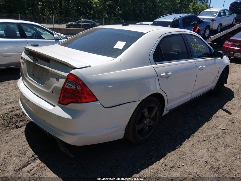 Vin: 3fahp0ha6ar254136, lot: 45721333, ford fusion se 20104