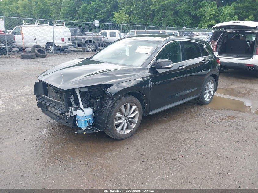 Vin: 3pcaj5bbxmf109036, lot: 45721352, infiniti qx50 luxe awd 20212