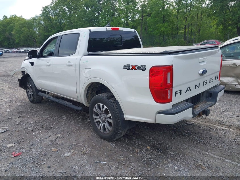 Vin: 1fter4fh0lla72755, lot: 45721360, ford ranger lariat 20203