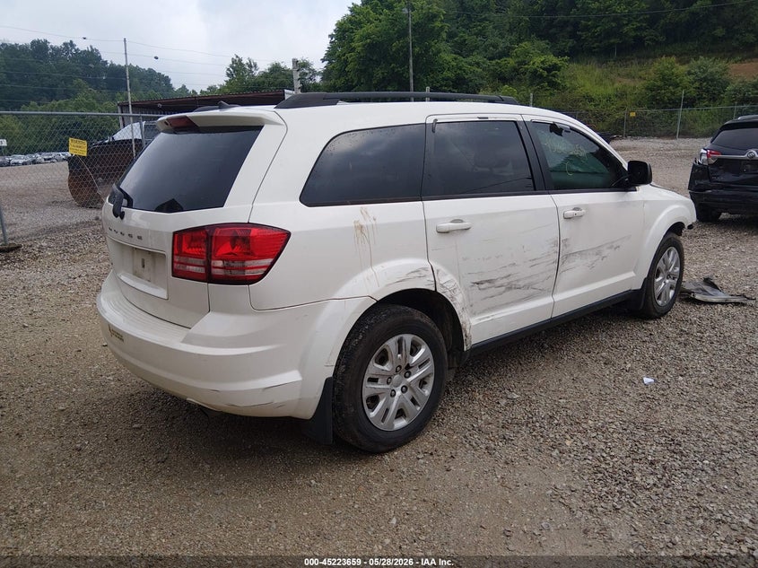 Vin: 3c4pdcab3gt120019, lot: 45721420, dodge journey se 20164