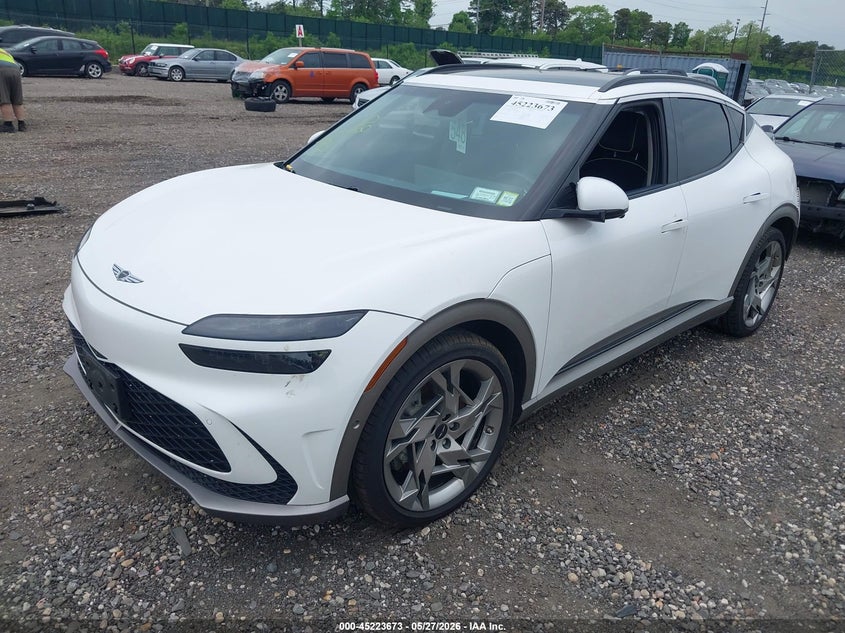 Vin: kmukedtb6pu009252, lot: 45721434, genesis gv60 performance awd 20232