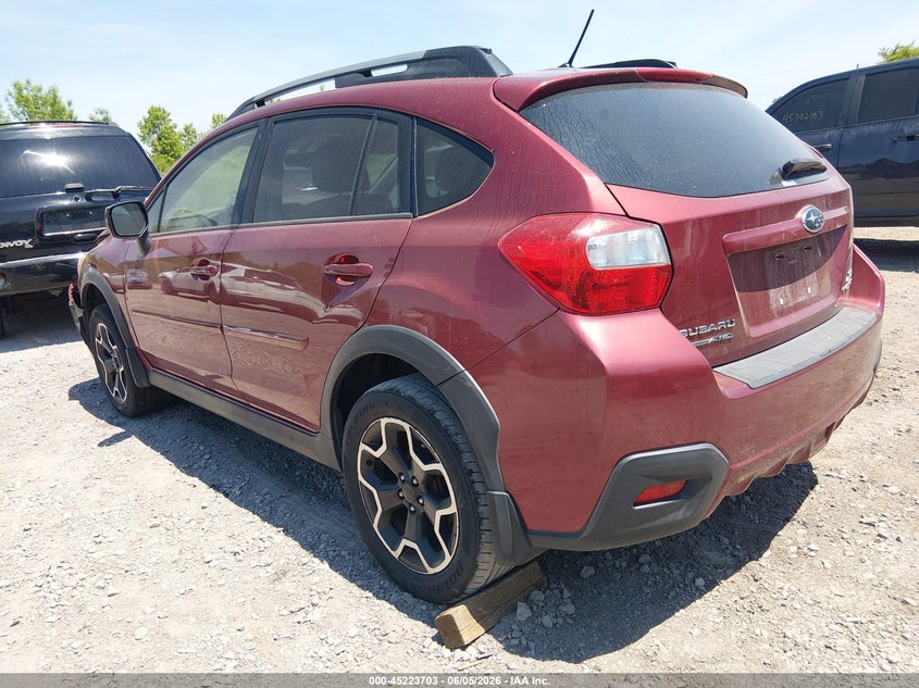 Vin: jf2gpaccxe8263127, lot: 45721464, subaru xv crosstrek 2.0i premium 20143