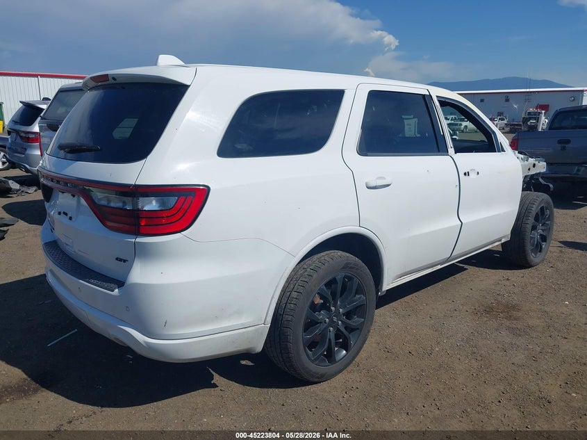 Vin: 1c4rdjdg7kc764633, lot: 45721565, dodge durango gt 20194