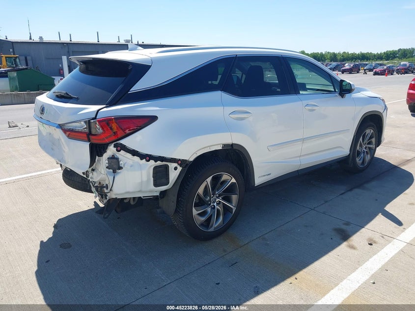 Vin: jtjdgkca8j2000926, lot: 45721587, lexus rx 450hl luxury 20184
