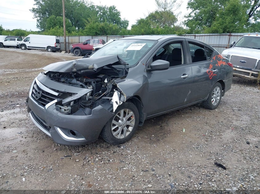 Vin: 3n1cn7ap4hl861055, lot: 45721617, nissan versa 1.6 sv 20172