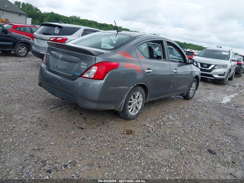 Vin: 3n1cn7ap4hl861055, lot: 45721617, nissan versa 1.6 sv 20174