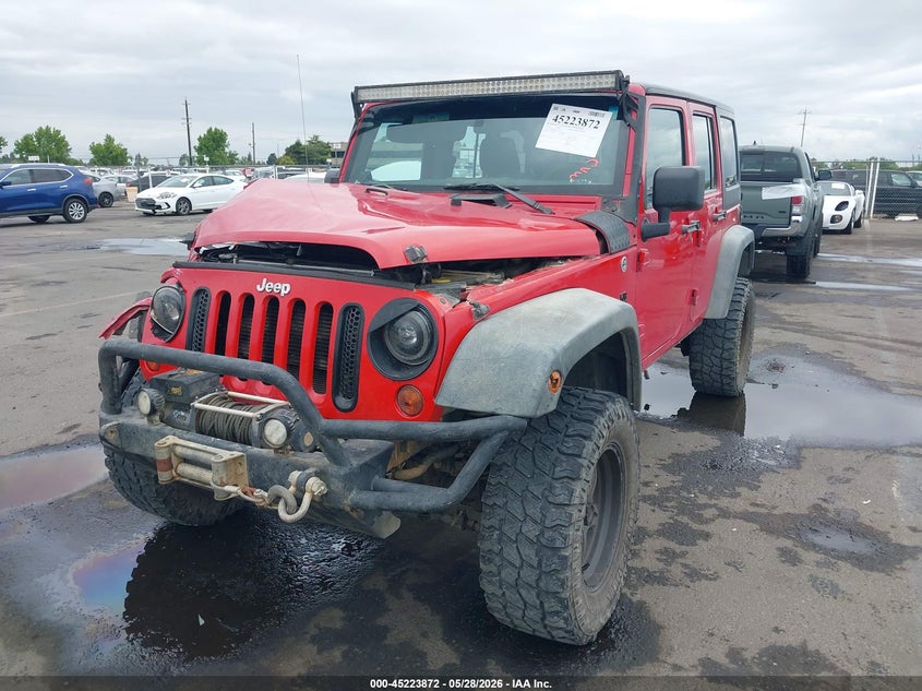 Vin: 1c4bjwdg9cl133228, lot: 45721633, jeep wrangler unlimited sport 20122