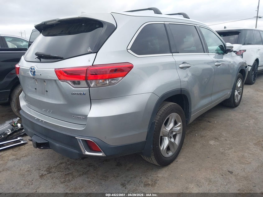 Vin: 5tddgrfh7ks072294, lot: 45721713, toyota highlander hybrid limited 20194