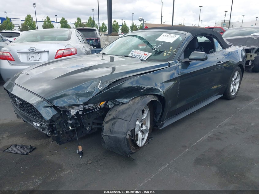 Vin: 1fatp8em2g5318210, lot: 45721734, ford mustang v6 20162