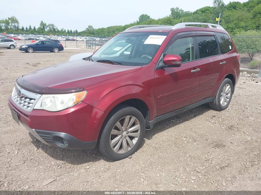 2012 Subaru Forester 2.5 2.5X Touring red Lot 111045223977 Vin JF2SHBGC7CH409715