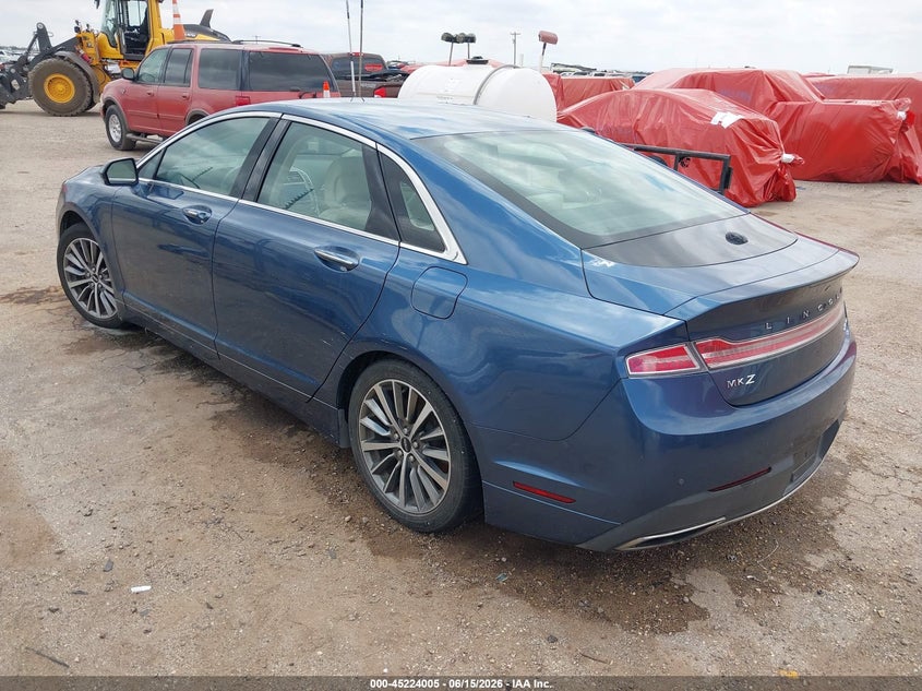 LINCOLN MKZ 2019 VIN 3LN6L5B98KR619230