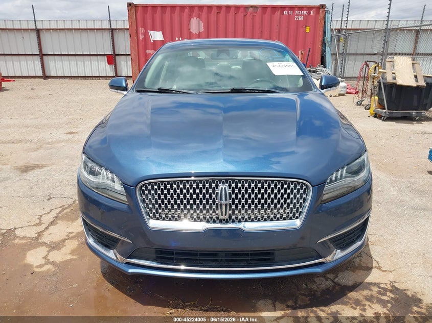 LINCOLN MKZ 2019 VIN 3LN6L5B98KR619230