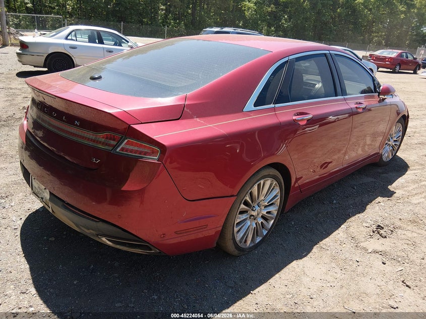 Vin: 3ln6l2gk9er831116, lot: 45721815, lincoln mkz 20144