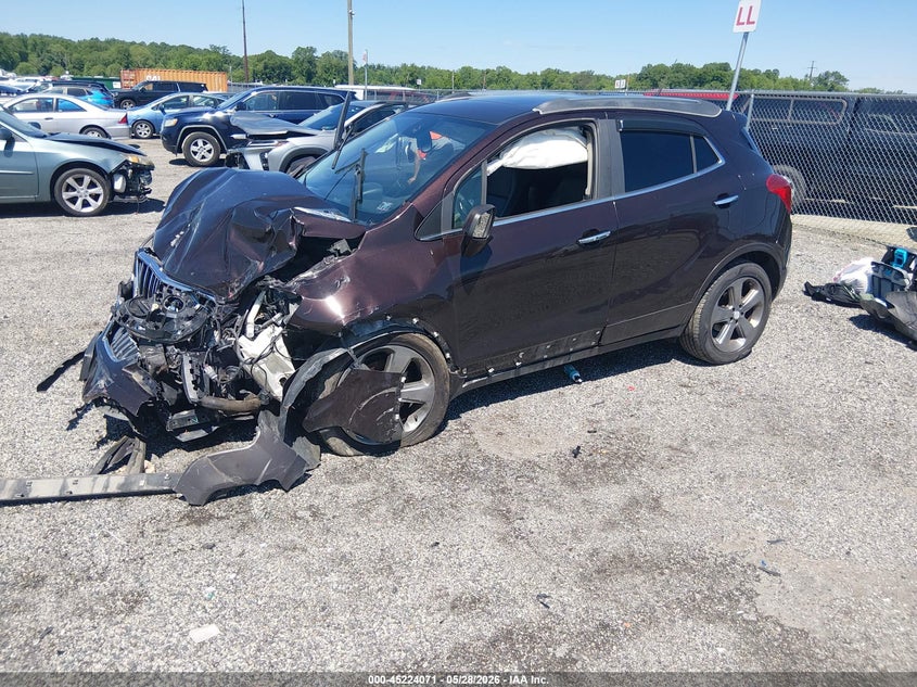 Vin: kl4cjgsb0db130317, lot: 45721832, buick encore leather 20132