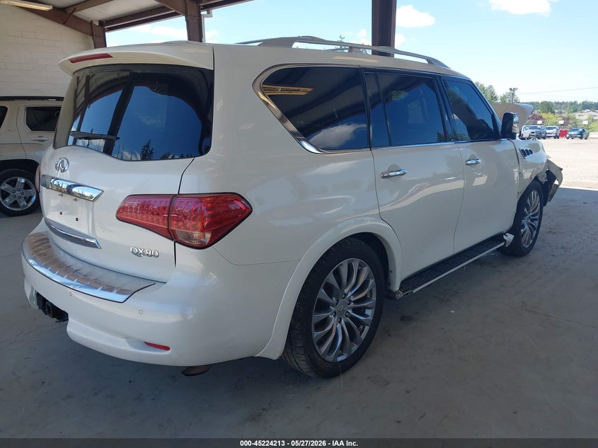 Vin: jn8az2ne5g9123958, lot: 45721974, infiniti qx80 limited 20164