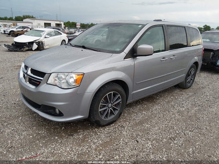 Vin: 2c4rdgcg2hr624445, lot: 45722009, dodge grand caravan sxt 20172