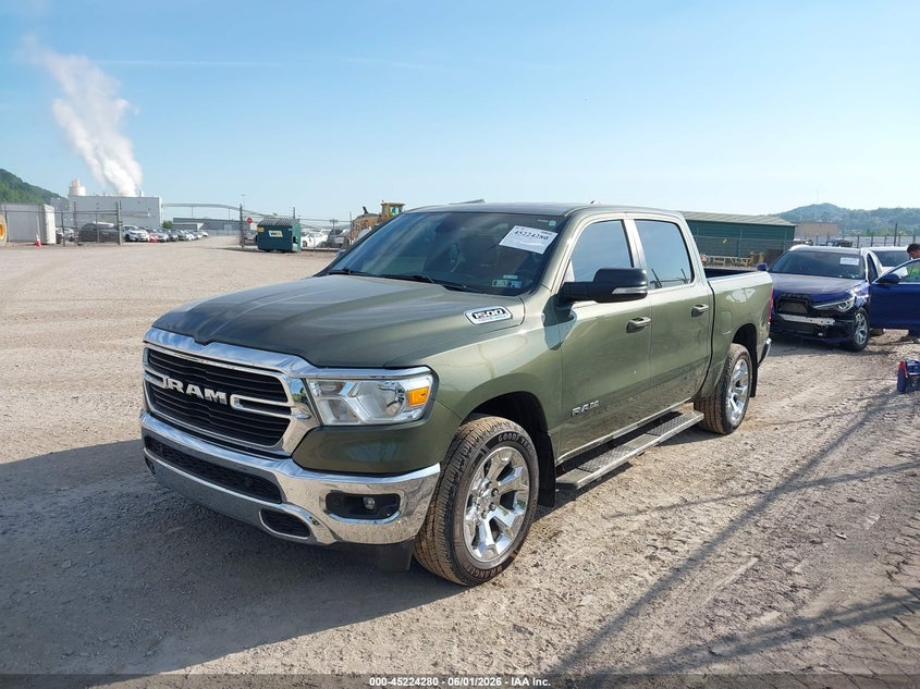 1C6SRFFT5MN554976 2021 Ram 1500 Big Horn  4x4 5'7 Box photo 1