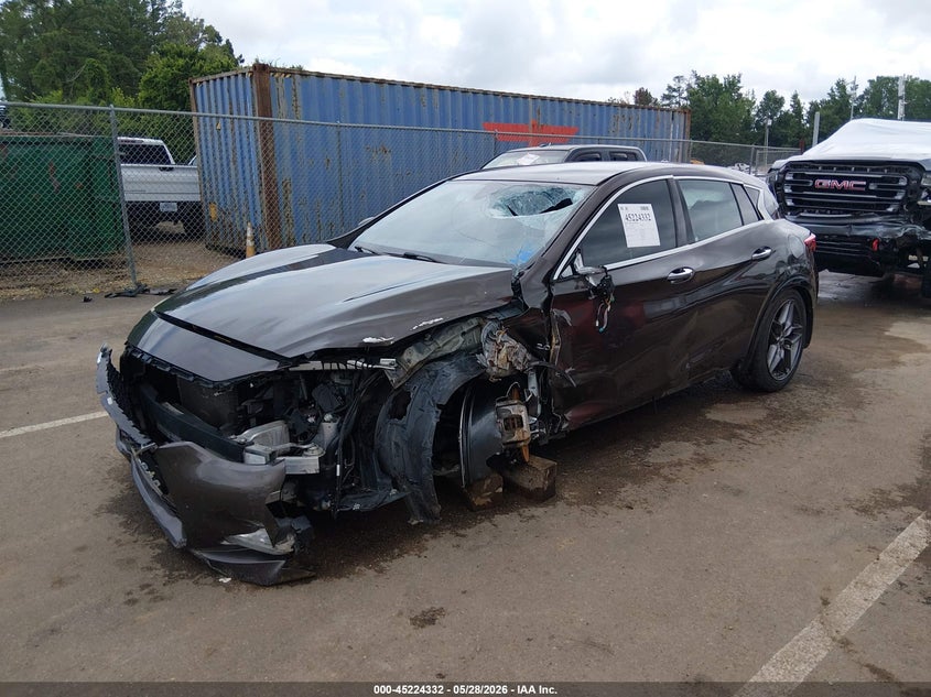 Vin: sjkch5cp5ha019626, lot: 45722093, infiniti qx30 sport 20172