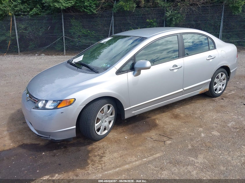 2007 Honda Civic Lx 1HGFA165X7L043822 photo 1