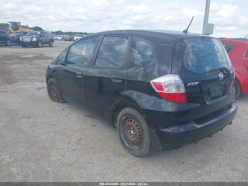 2012 Honda Fit 1.5 black Lot 111045224350 Vin JHMGE8H37CS007242