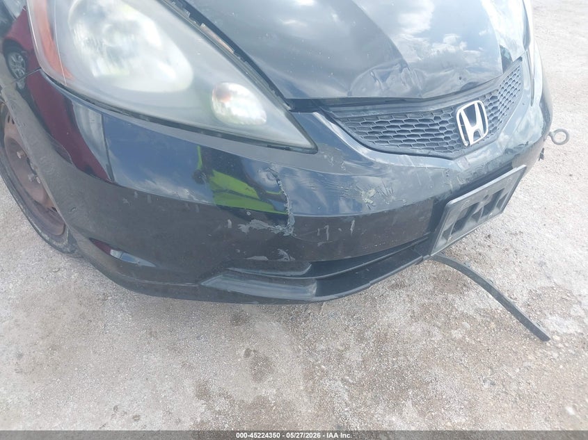2012 Honda Fit 1.5 black Lot 111045224350 Vin JHMGE8H37CS007242