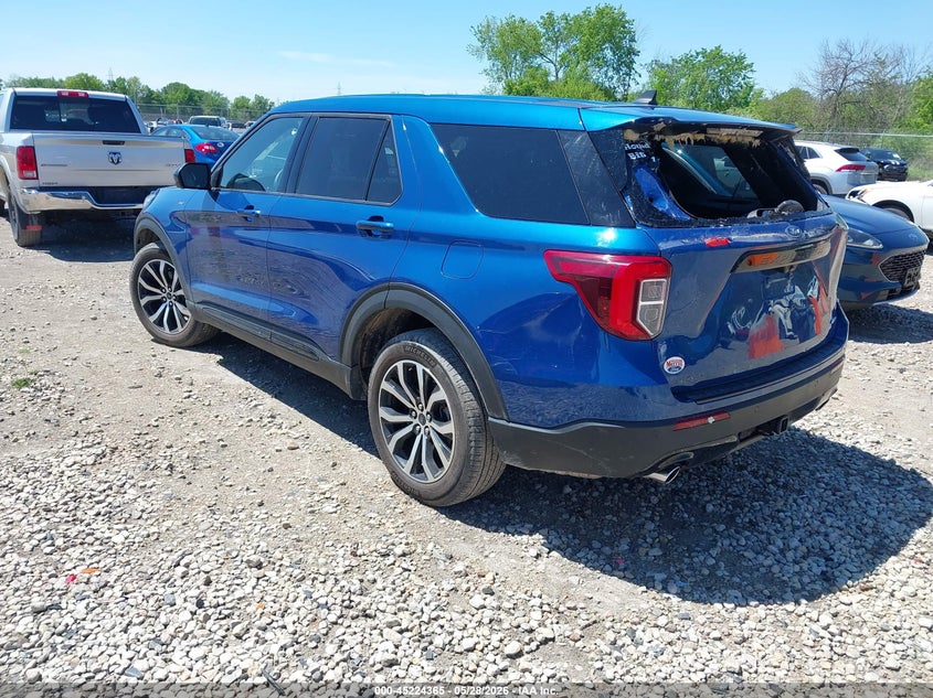 Vin: 1fmsk8kh4ngb18891, lot: 45722126, ford explorer st-line 20223