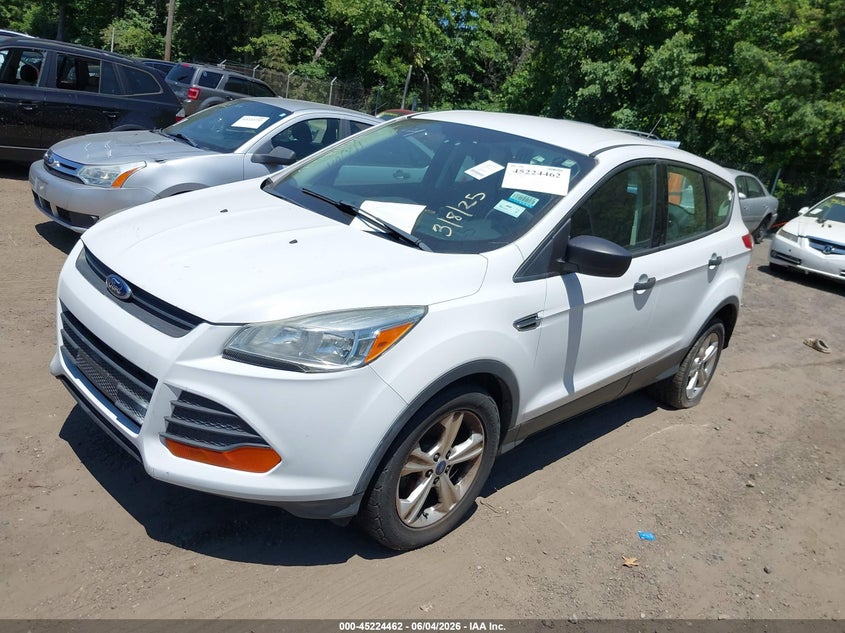 Vin: 1fmcu0f76eue45490, lot: 45722223, ford escape s 20142