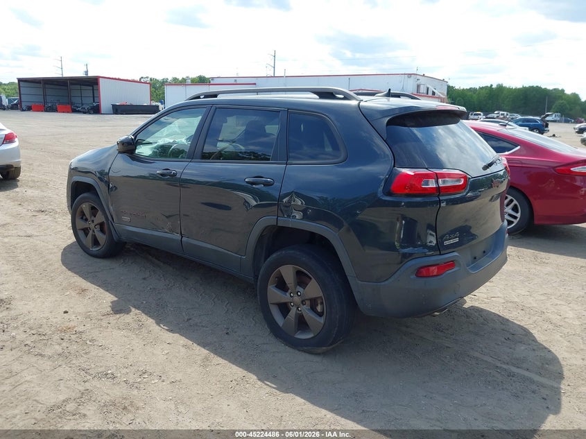 Vin: 1c4pjmcb4gw316783, lot: 45722247, jeep cherokee 75th anniversary 20163