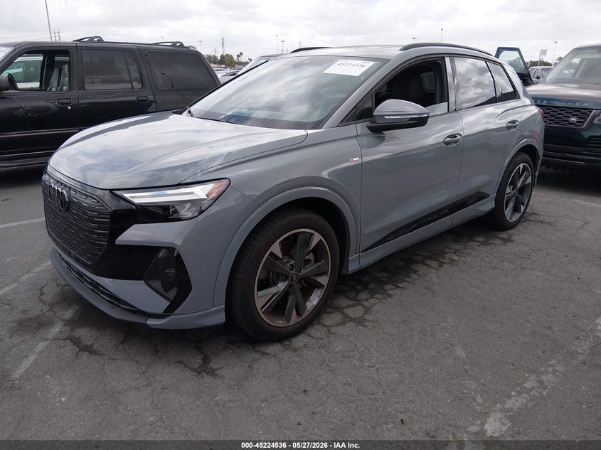 Vin: wa1kubfz3sp053455, lot: 45722297, audi q4 e-tron premium 55 quattro 20252