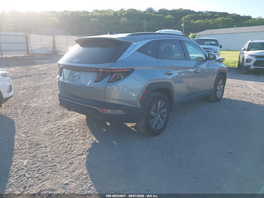 2022 HYUNDAI TUCSON HYBRID auction photo 4