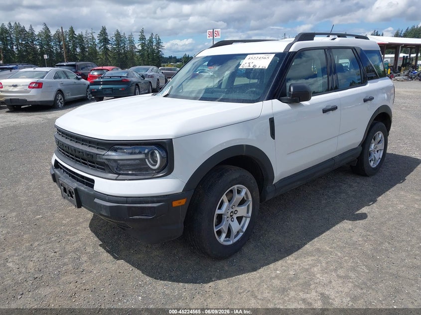 Vin: 3fmcr9a60prd37719, lot: 45722326, ford bronco sport 20232