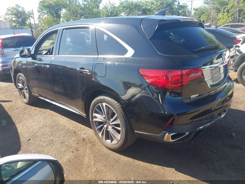 Vin: 5j8yd4h5xkl027658, lot: 45722403, acura mdx tech pkg 20193