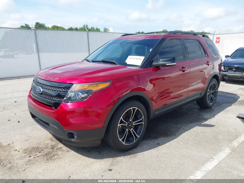 Vin: 1fm5k8gt9fgb72361, lot: 45722417, ford explorer sport 20152
