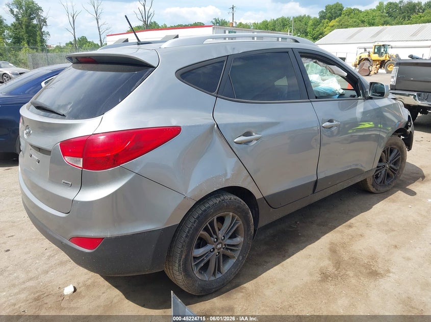 Vin: km8jucag1fu080685, lot: 45722476, hyundai tucson se 20154