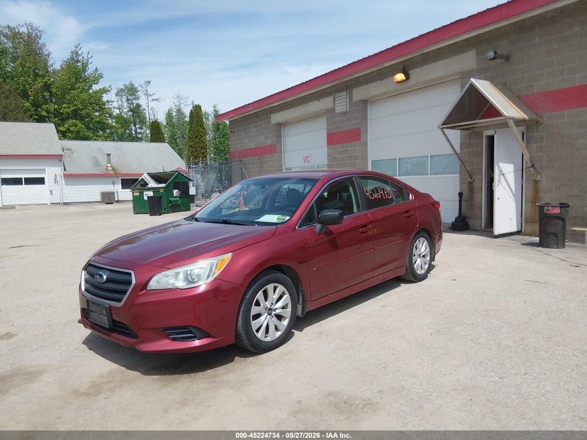 Vin: 4s3bnab63h3034428, lot: 45722495, subaru legacy 2.5i 20172