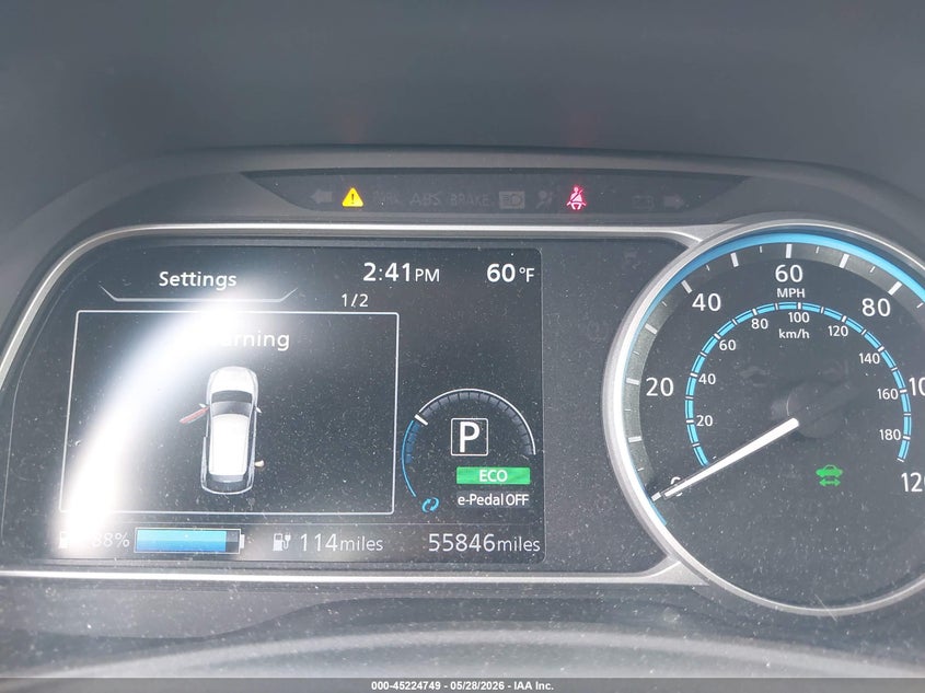 2019 Nissan Leaf S VIN: 1N4AZ1CP7KC300327 Lot: 45224749