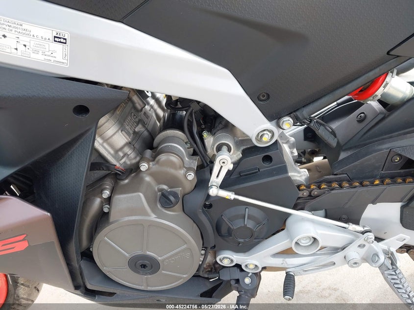 2025 Aprilia Rs 457 VIN: ZD4XEUA0XS6001960 Lot: 45224756