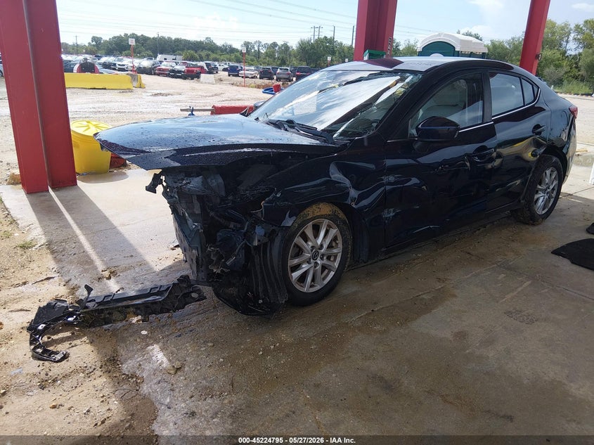Vin: jm1bm1v7xf1258036, lot: 45722556, mazda mazda3 i touring 20152