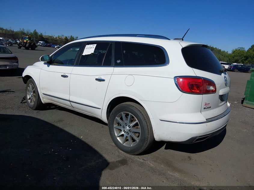 Vin: 5gakvbkd8gj293559, lot: 45722571, buick enclave leather 20163