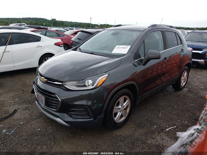 Vin: 3gncjlsb7hl277874, lot: 45722628, chevrolet trax lt 20172