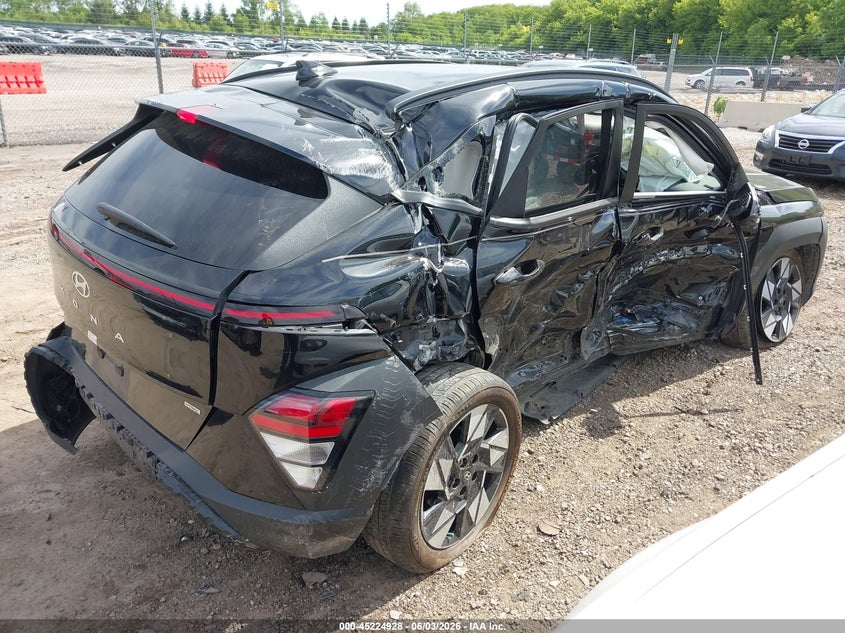Vin: km8hbcab2su227809, lot: 45722689, hyundai kona sel 20254