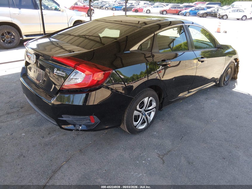Vin: 19xfc2f53ge213199, lot: 45722700, honda civic lx 20164