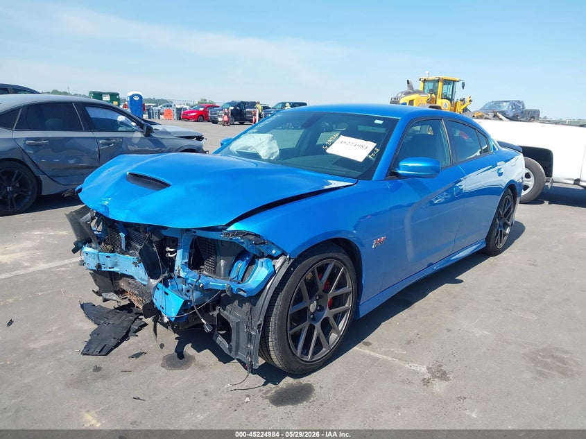 Vin: 2c3cdxgj2gh150128, lot: 45722745, dodge charger r/t scat pack 20162